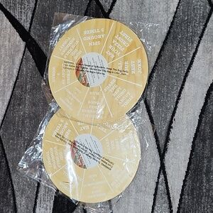 PIZZA CUTTING BOARD SAY OR DO PIZZA CHALLENGE GAME SET-OF-2